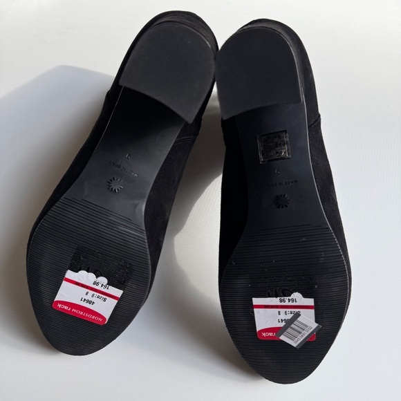 ✨NWT✨ STUART WEITZMAN Gianella Block Heel Booties Boots in Black Sz 9M, EU 39.5 - Picture 6 of 7